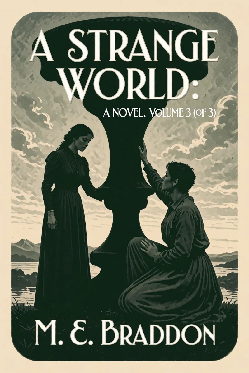 Cover of A Strange World: A Novel. Volume 3 (of 3) by M. E. Braddon