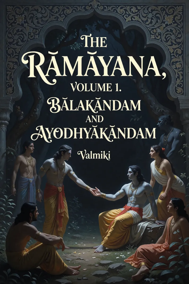 Cover of The Rāmāyana, Volume 1. Bālakāndam and Ayodhyākāndam by Valmiki