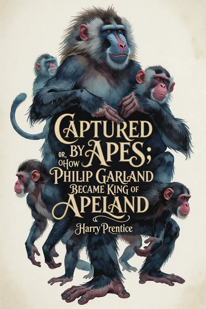 Cover of Captured by Apes; or, How Philip Garland Became King of Apeland by Harry Prentice