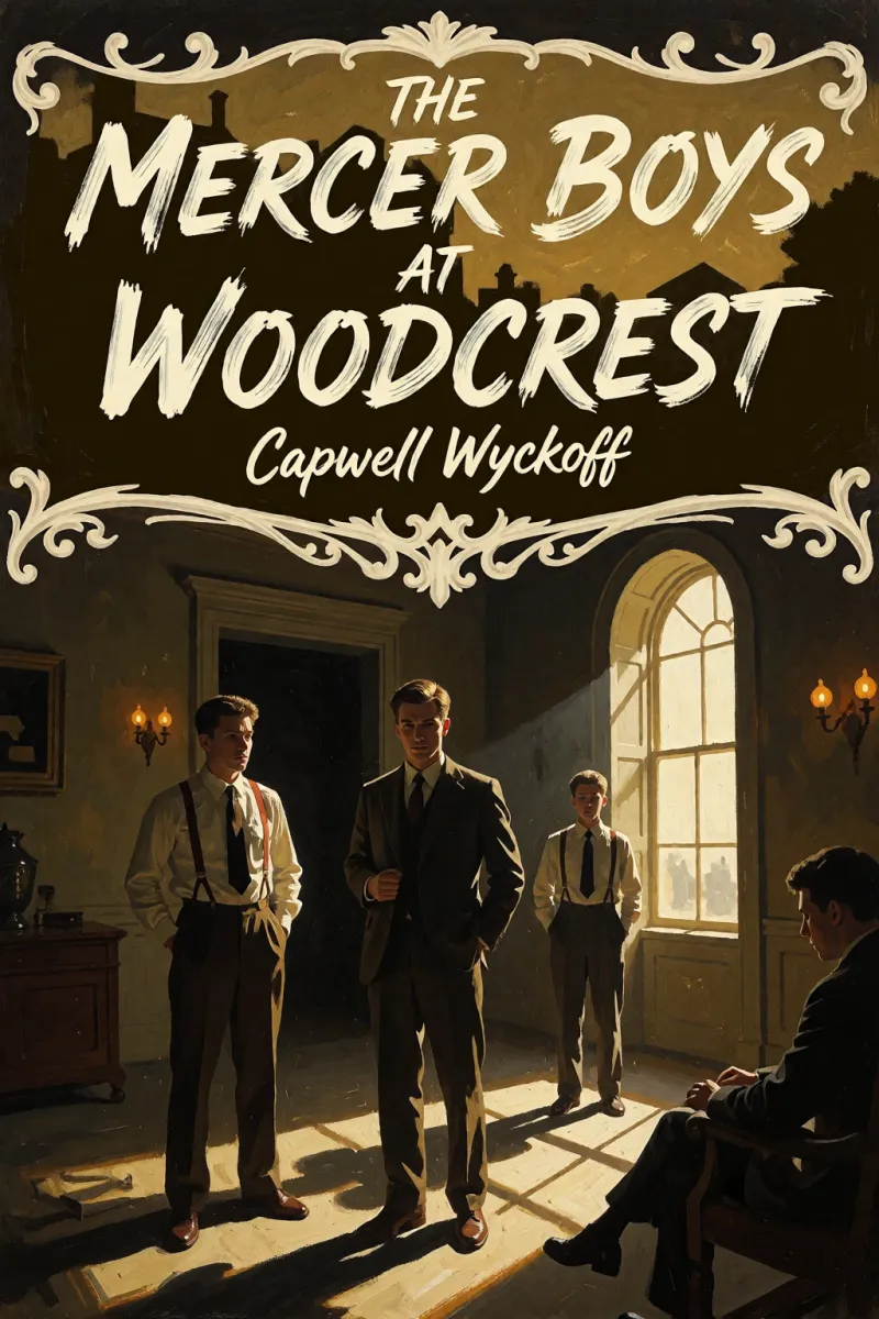 Cover of The Mercer Boys at Woodcrest by Capwell Wyckoff
