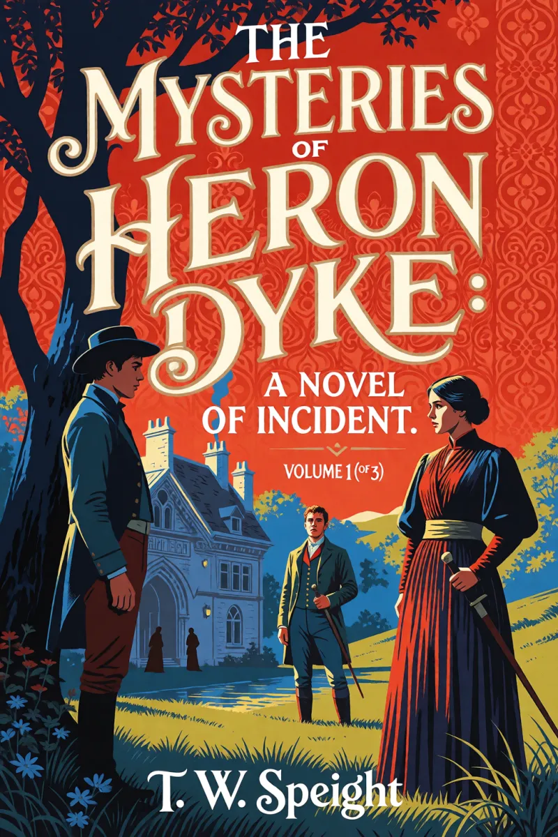Cover of The Mysteries of Heron Dyke: A Novel of Incident. Volume 1 (of 3) by T. W. Speight