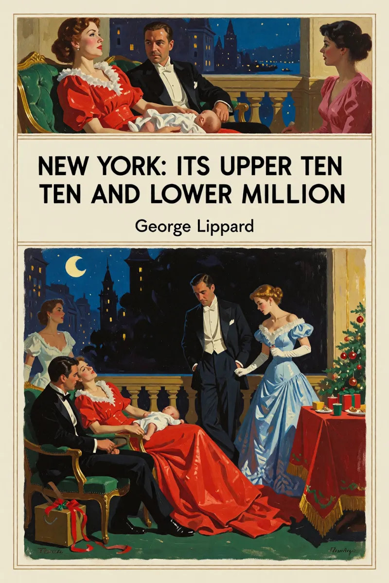 Cover of New York: Its Upper Ten and Lower Million by George Lippard