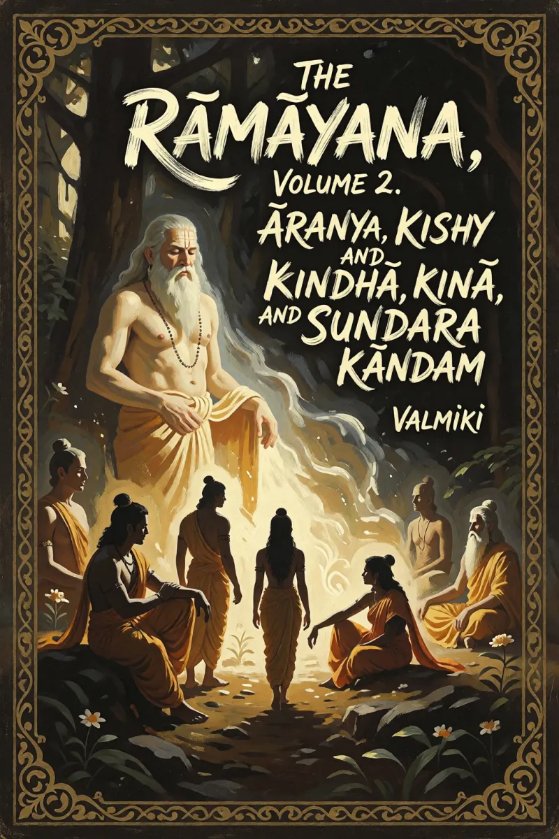 Cover of The Rāmāyana, Volume 2. Āranya, Kishkindhā, and Sundara Kāndam by Valmiki