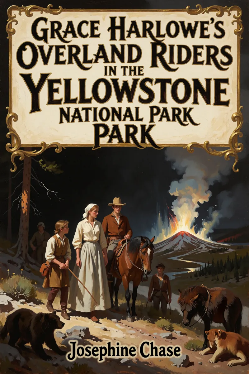 Cover of Grace Harlowe's Overland Riders in the Yellowstone National Park by Josephine Chase