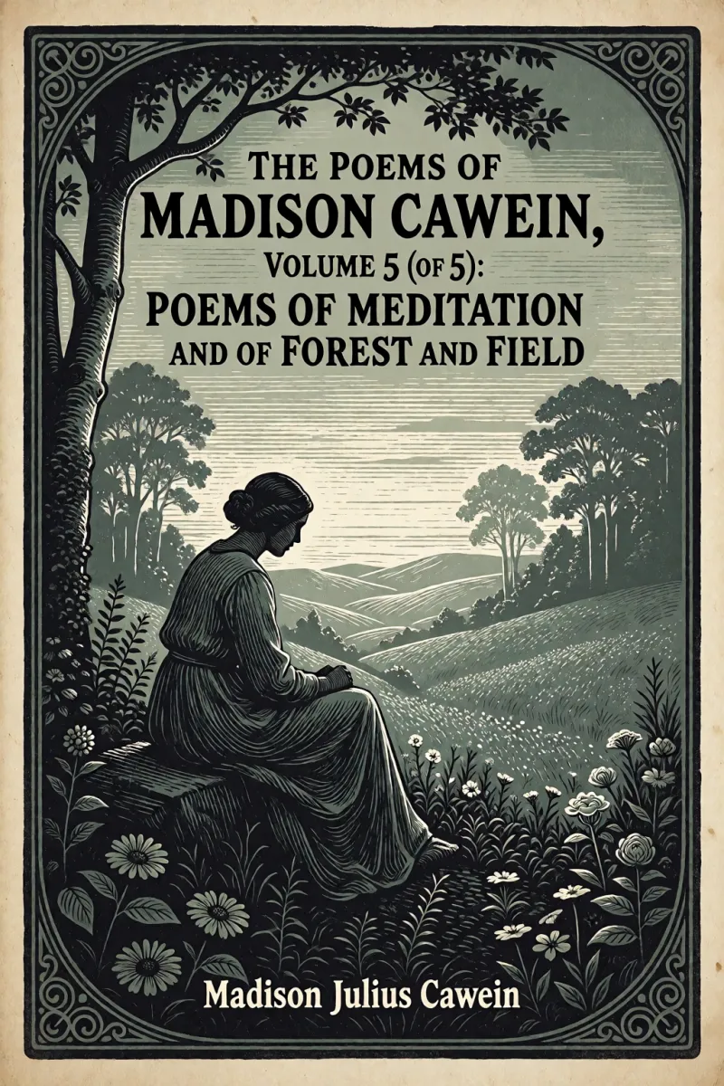 Cover of The Poems of Madison Cawein, Volume 5 (of 5): Poems of meditation and of forest and field by Madison Julius Cawein