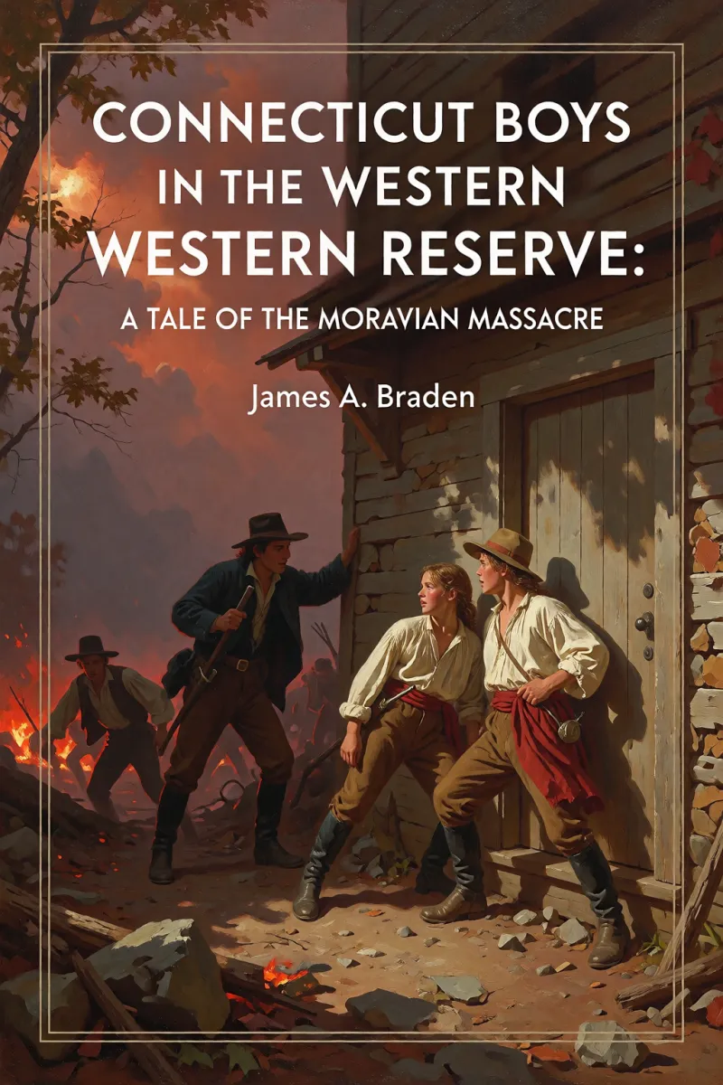 Cover of Connecticut Boys in the Western Reserve: A Tale of the Moravian Massacre by James A. Braden