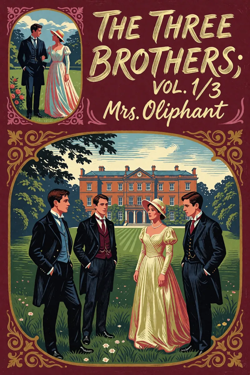 Cover of The Three Brothers; vol. 1/3 by Mrs. Oliphant