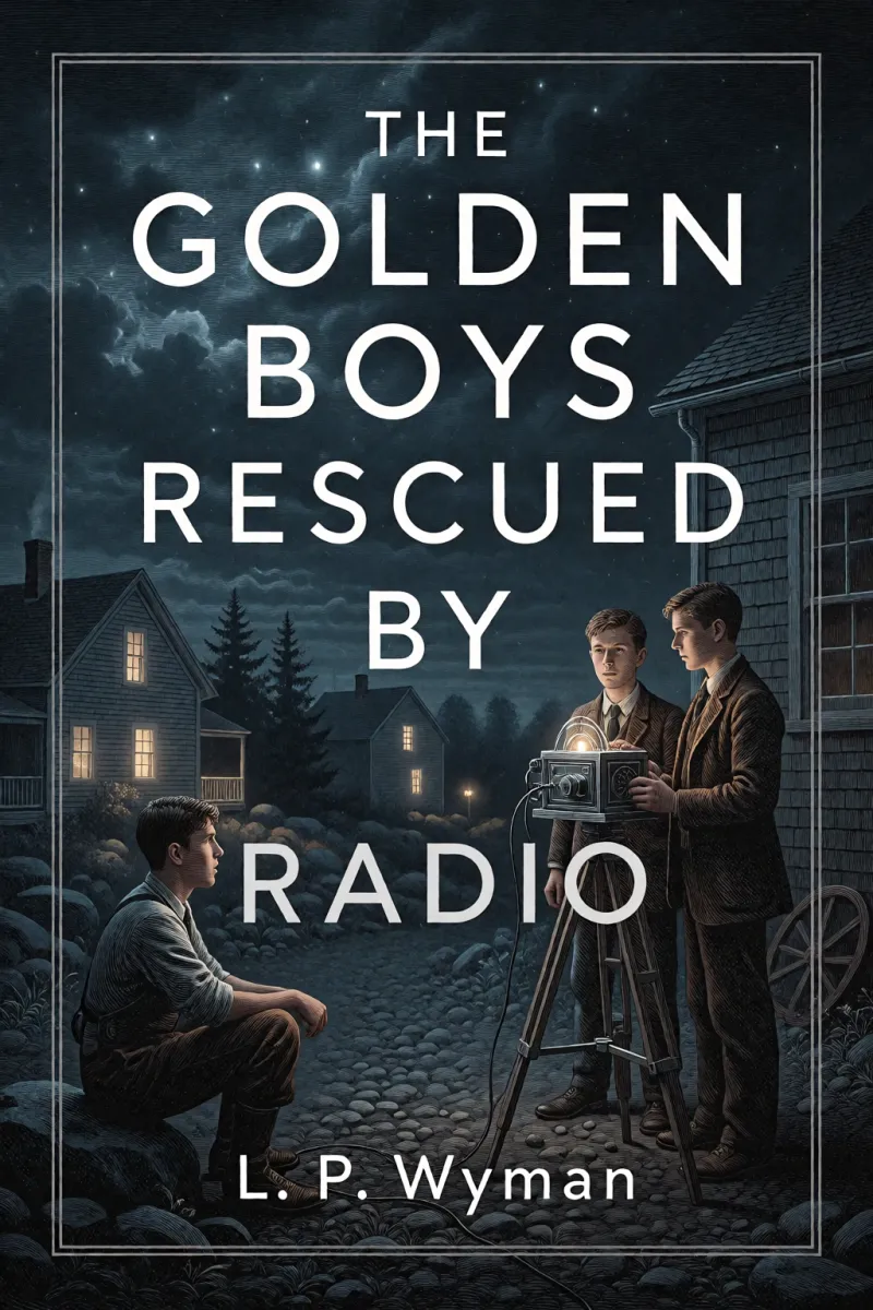 Cover of The Golden Boys Rescued by Radio by L. P. Wyman