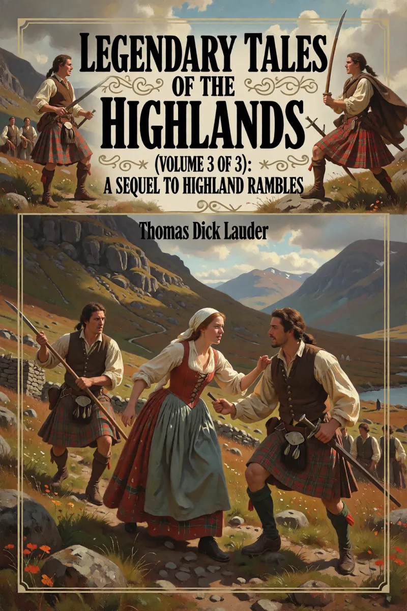 Cover of Legendary Tales of the Highlands (Volume 3 of 3): A sequel to Highland Rambles by Thomas Dick Lauder