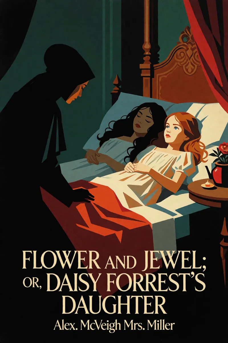 Cover of Flower and Jewel; or, Daisy Forrest's Daughter by Alex. McVeigh Mrs. Miller