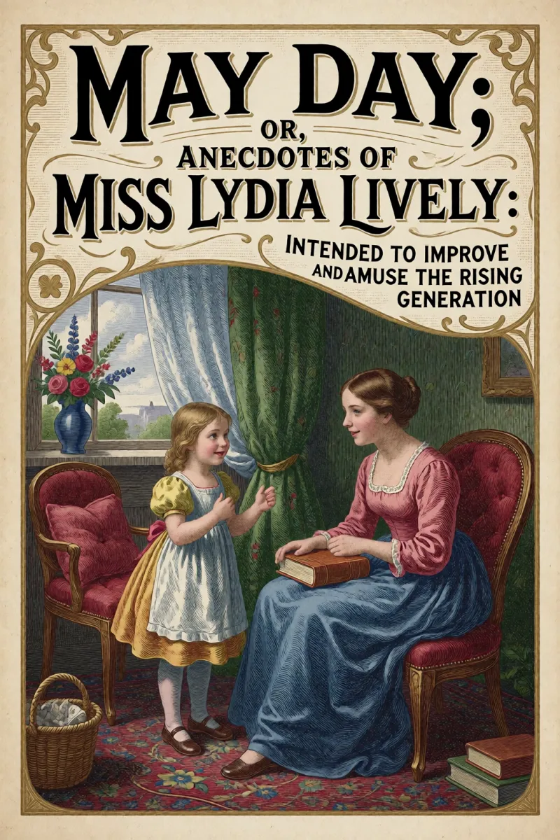 Cover of May Day; or, Anecdotes of Miss Lydia Lively: Intended to improve and amuse the rising generation by Unknown
