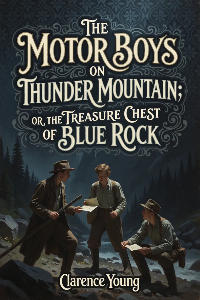 Cover of The Motor Boys on Thunder Mountain; Or, The Treasure Chest of Blue Rock by Clarence Young