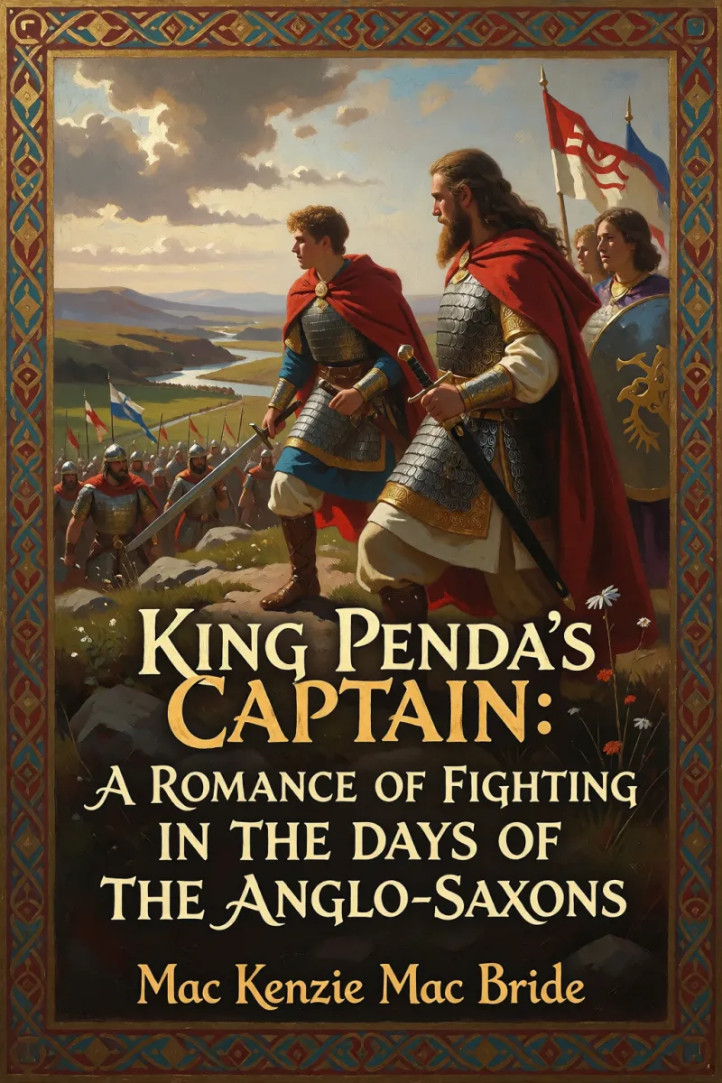 Cover of King Penda's Captain: A Romance of Fighting in the Days of the Anglo-Saxons by Mac Kenzie Mac Bride