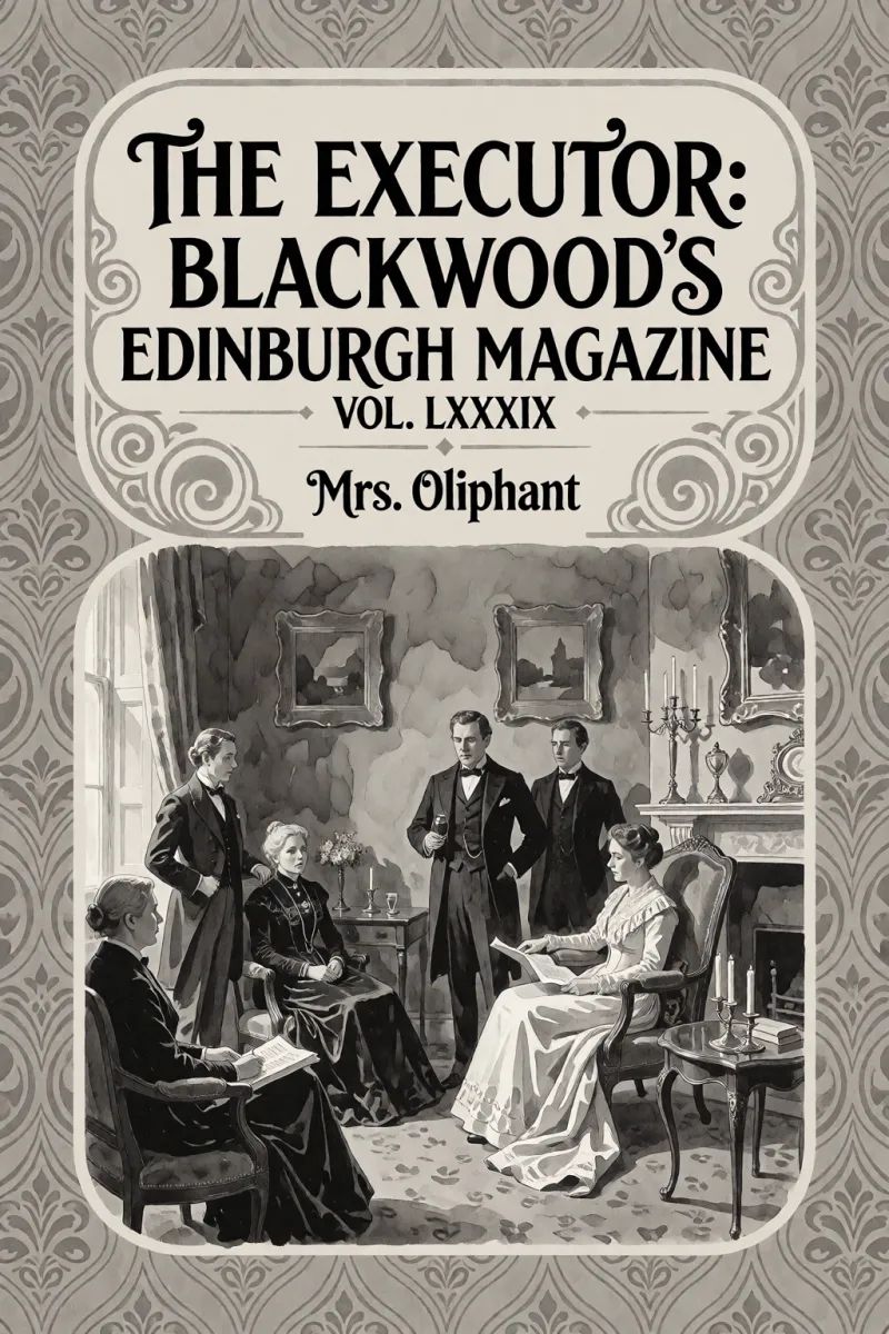 Cover of The Executor: Blackwood's Edinburgh Magazine vol. LXXXIX by Mrs. Oliphant