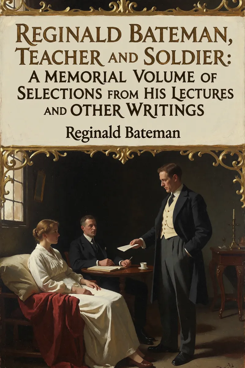 Cover of Reginald Bateman, Teacher and Soldier: A Memorial Volume of Selections from His Lectures and Other Writings by Reginald Bateman