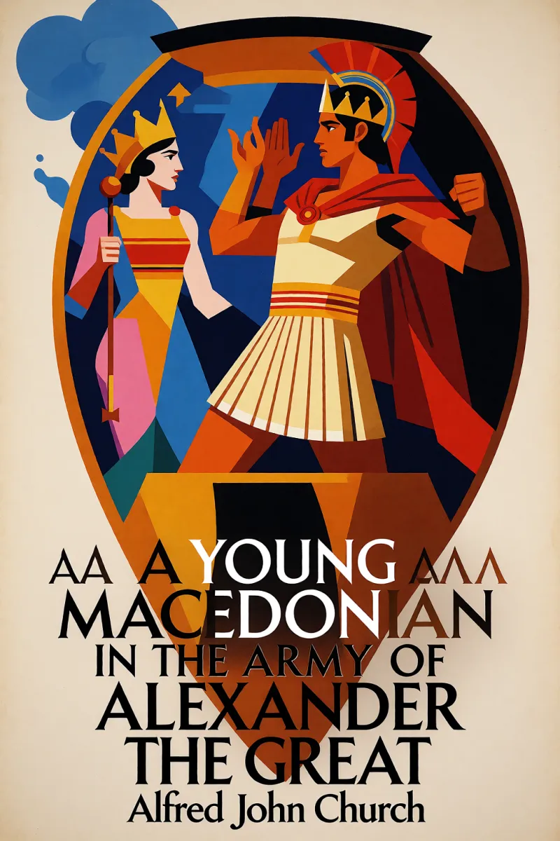 Cover of A Young Macedonian in the Army of Alexander the Great by Alfred John Church