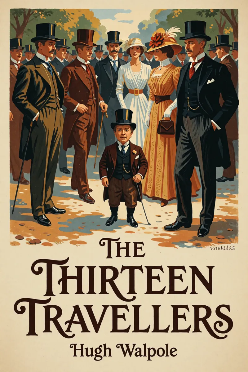 Cover of The Thirteen Travellers by Hugh Walpole