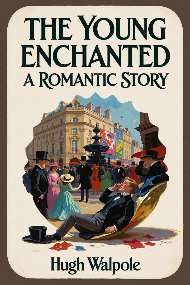 Cover of The Young Enchanted: A Romantic Story by Hugh Walpole