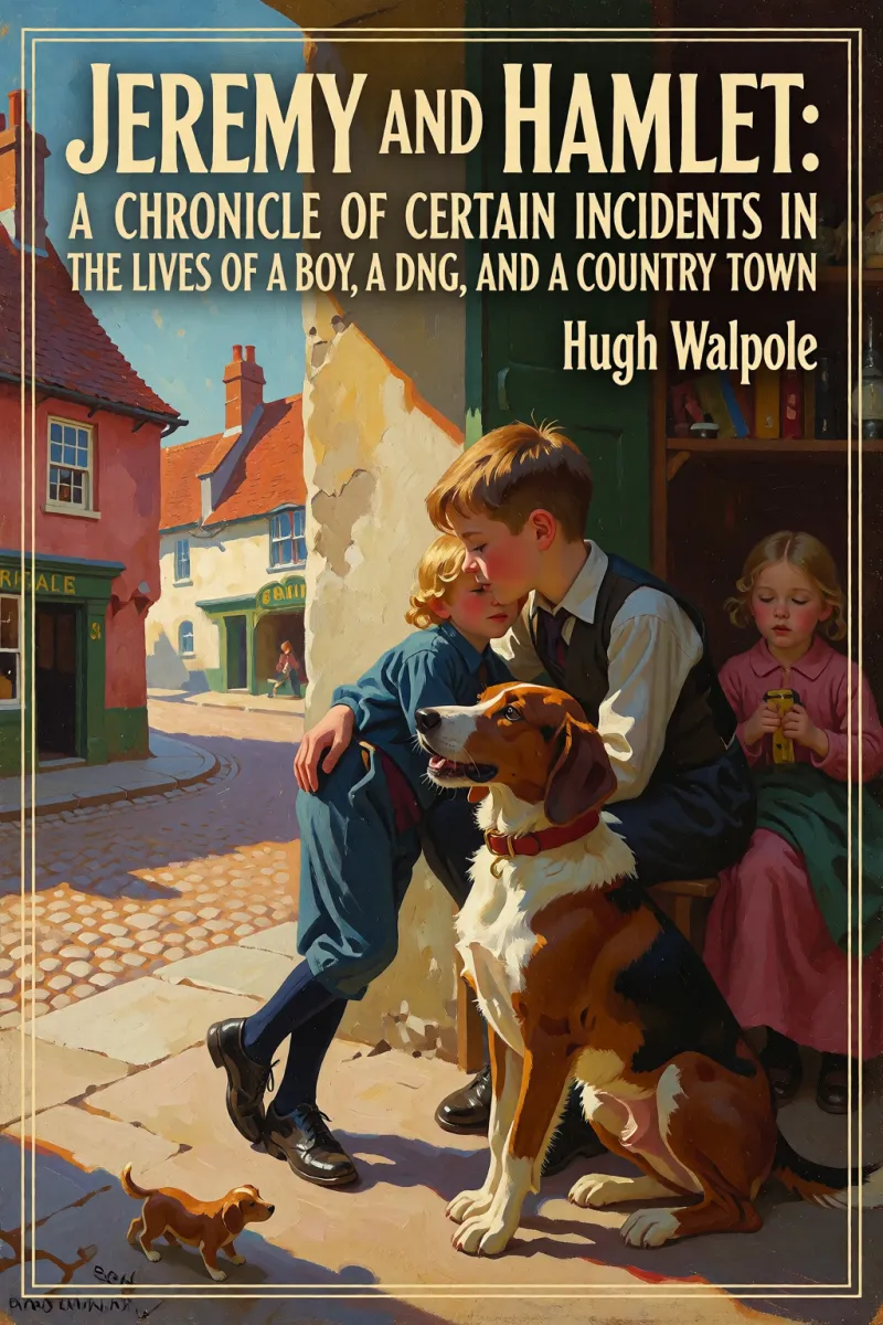Cover of Jeremy and Hamlet: A Chronicle of Certain Incidents in the Lives of a Boy, a Dog, and a Country Town by Hugh Walpole