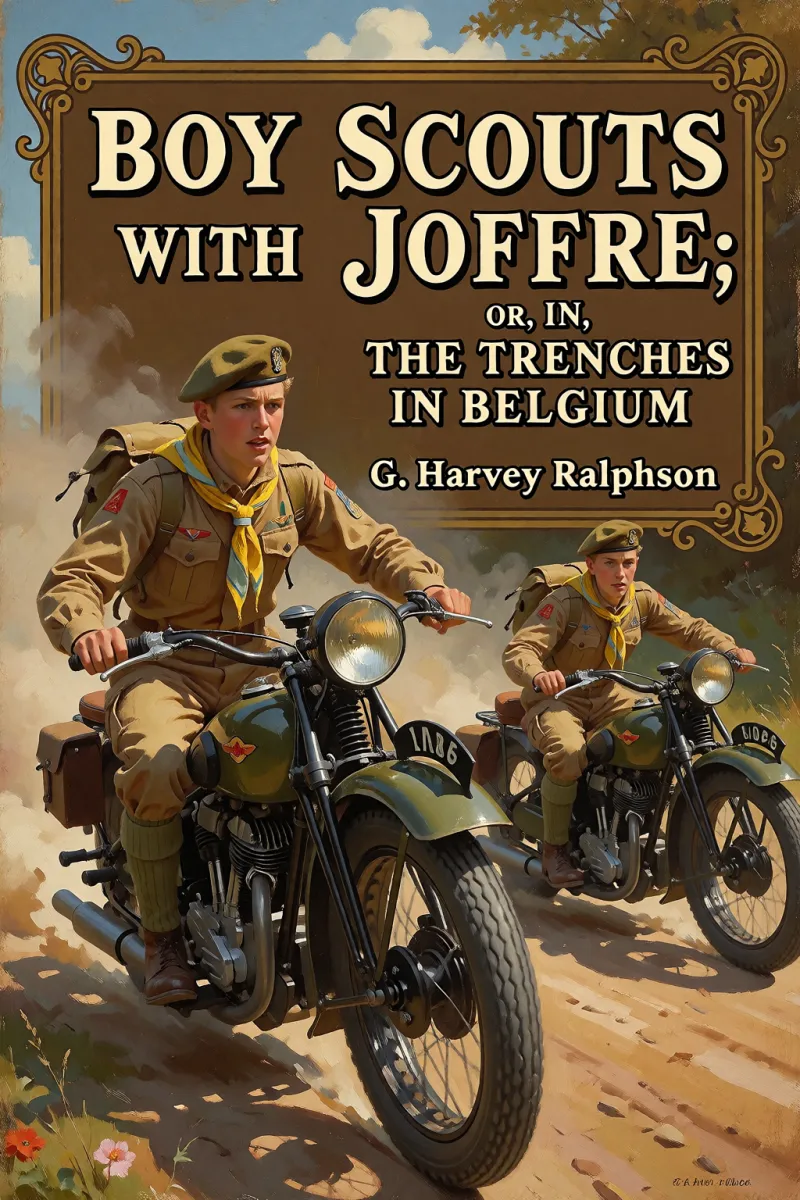Cover of Boy Scouts with Joffre; Or, In the Trenches in Belgium by G. Harvey Ralphson