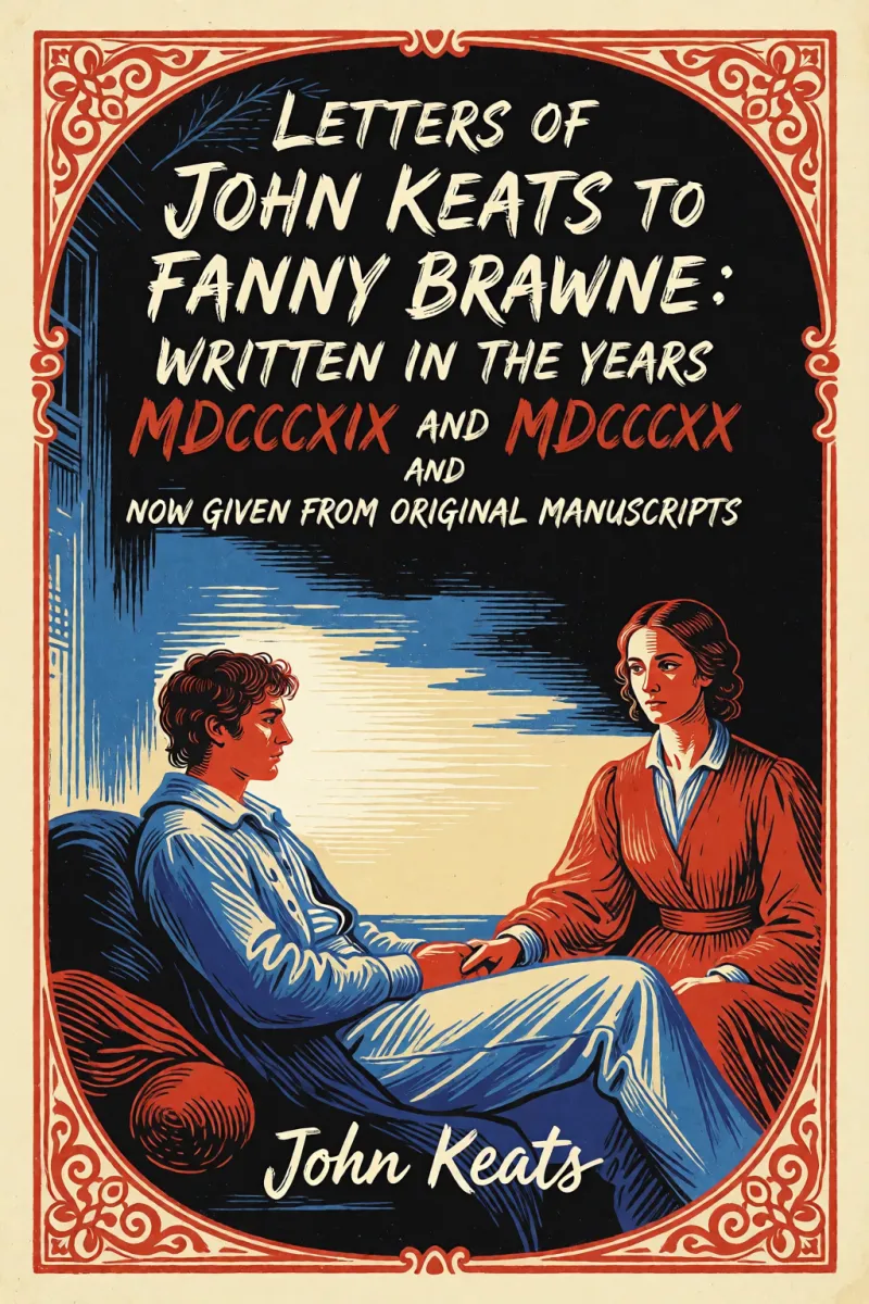 Cover of Letters of John Keats to Fanny Brawne: Written in the years MDCCCXIX and MDCCCXX and now given from the original manuscripts by John Keats