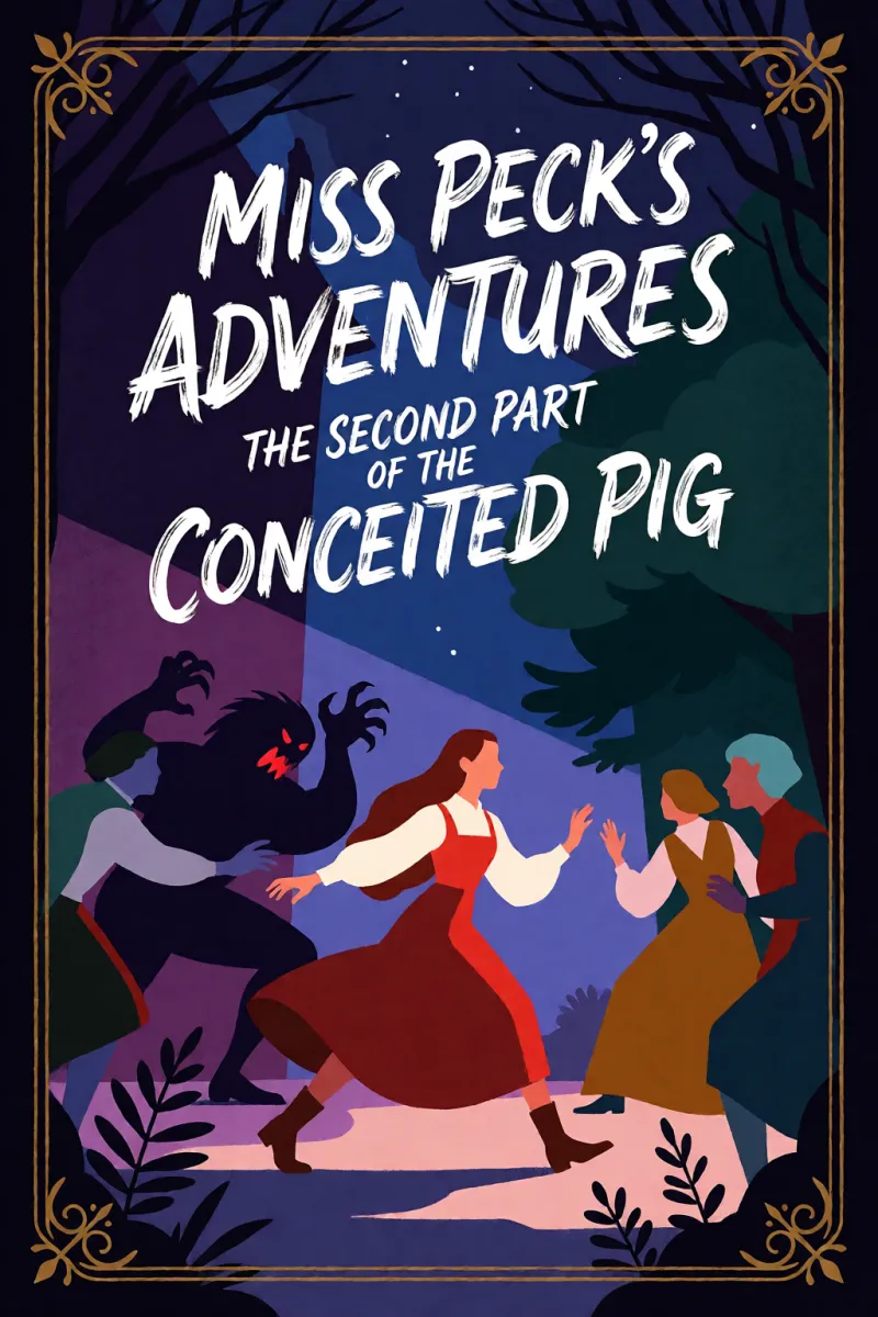 Cover of Miss Peck's Adventures: The Second Part of The Conceited Pig by Anonymous