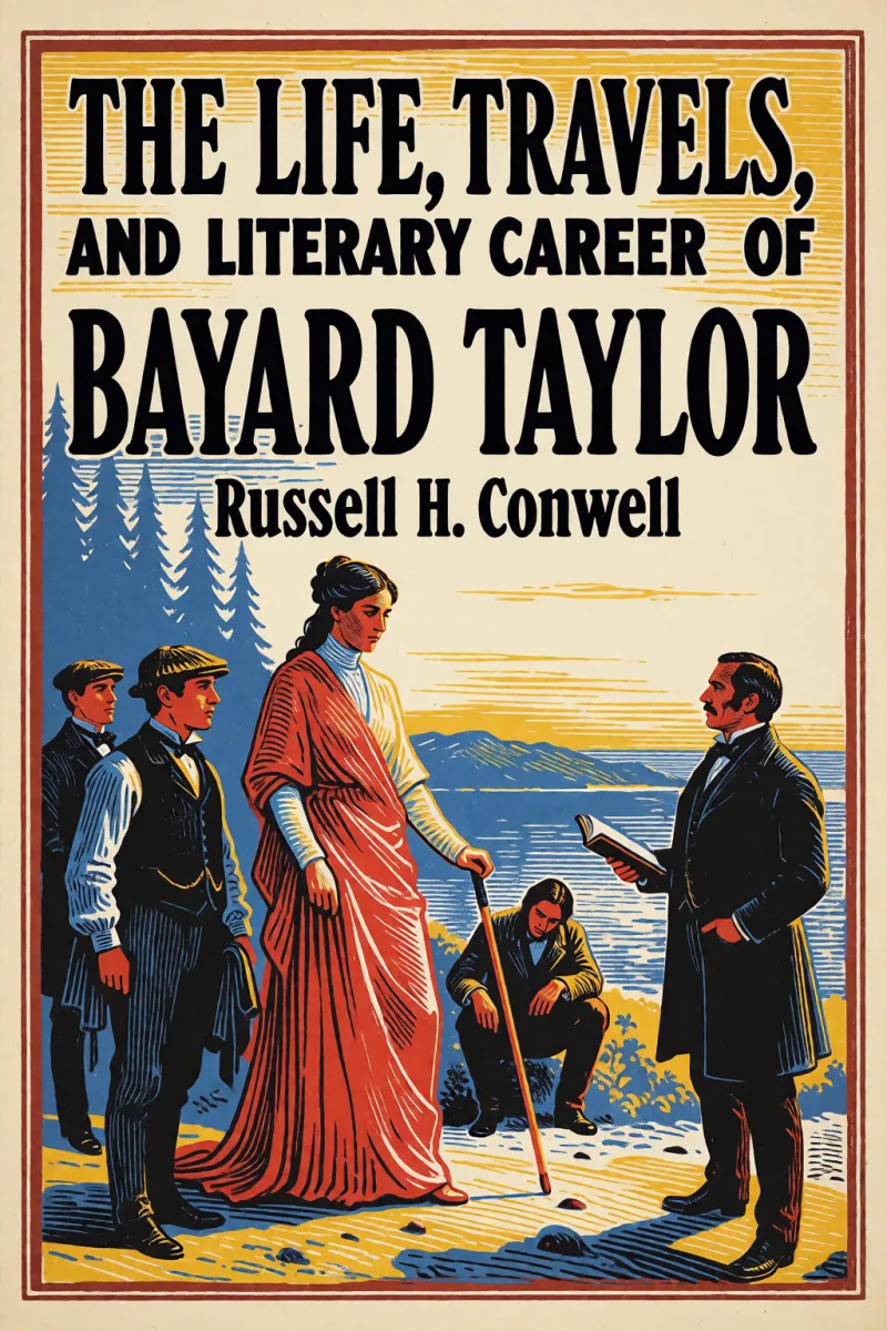 Cover of The Life, Travels, and Literary Career of Bayard Taylor by Russell H. Conwell