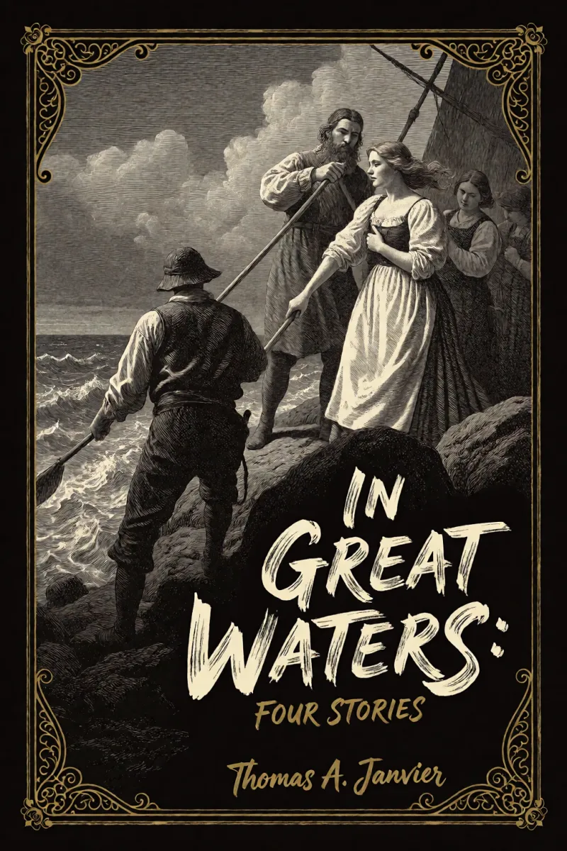 Cover of In Great Waters: Four Stories by Thomas A. Janvier