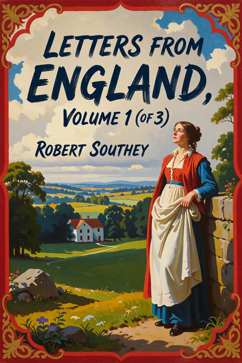 Cover of Letters from England, Volume 1 (of 3) by Robert Southey
