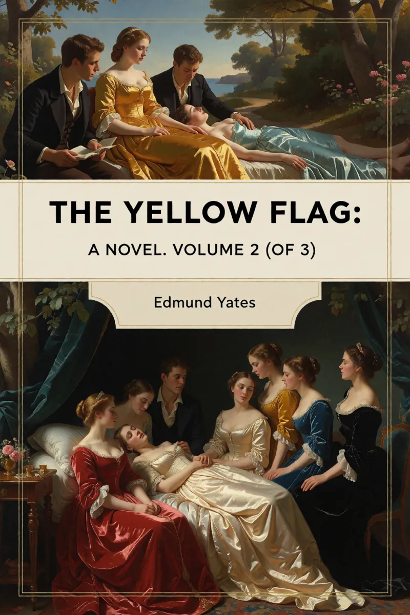 Cover of The Yellow Flag: A Novel. Volume 2 (of 3) by Edmund Yates