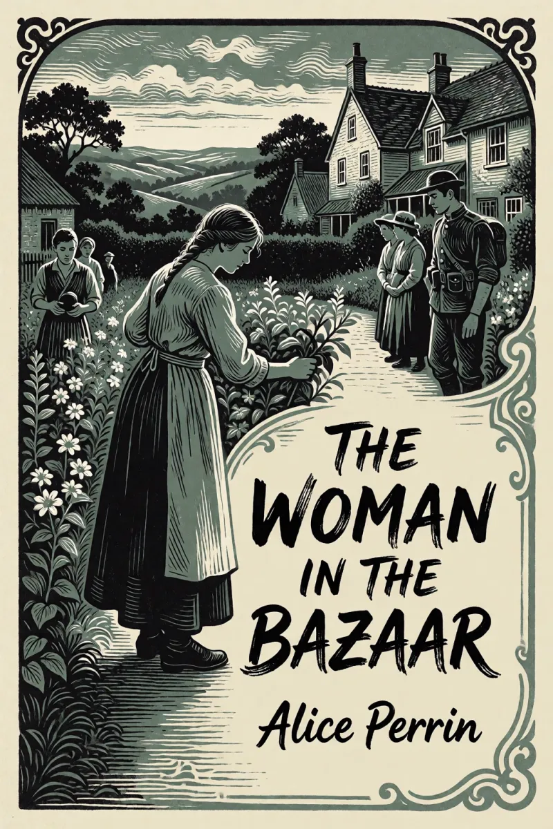 Cover of The Woman in the Bazaar by Alice Perrin