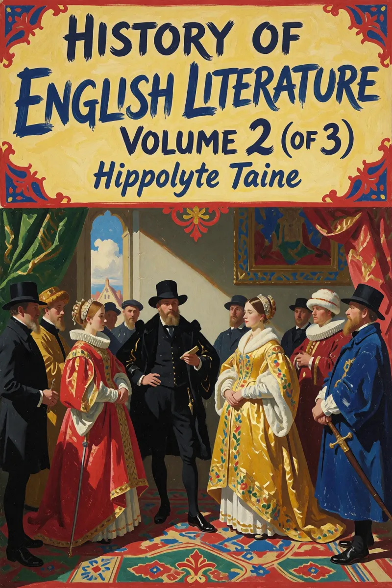 Cover of History of English Literature Volume 2 (of 3) by Hippolyte Taine