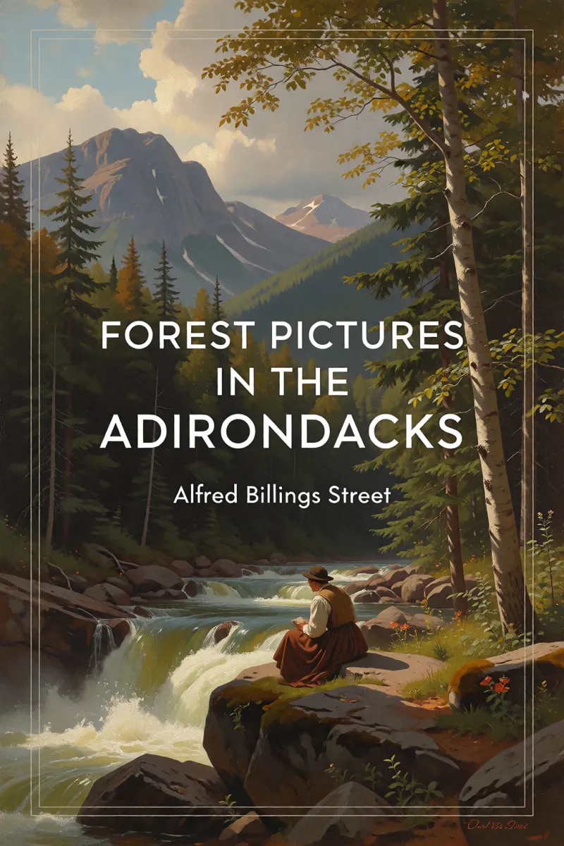 Cover of Forest Pictures in the Adirondacks by Alfred Billings Street