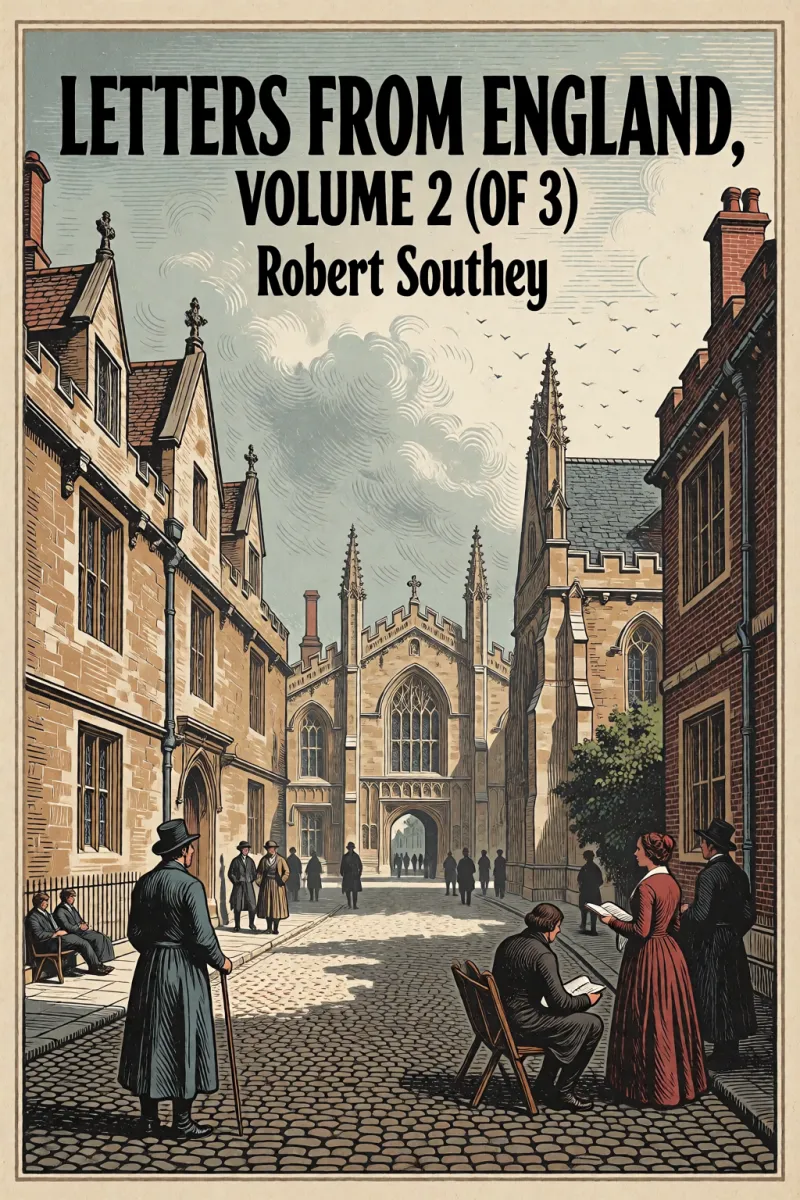Cover of Letters from England, Volume 2 (of 3) by Robert Southey