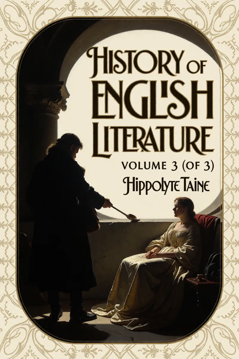 Cover of History of English Literature Volume 3 (of 3) by Hippolyte Taine