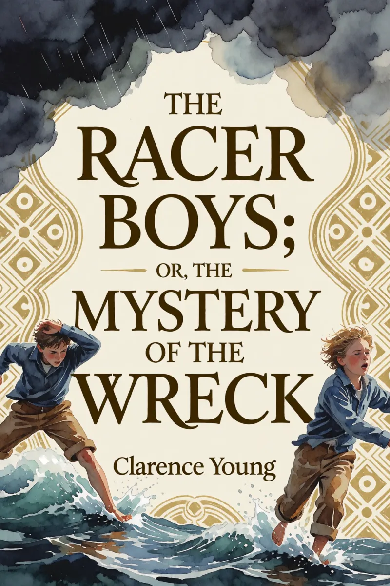 Cover of The Racer Boys; Or, The Mystery of the Wreck by Clarence Young