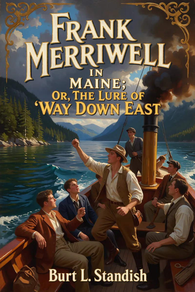 Cover of Frank Merriwell in Maine; Or, The Lure of 'Way Down East by Burt L. Standish