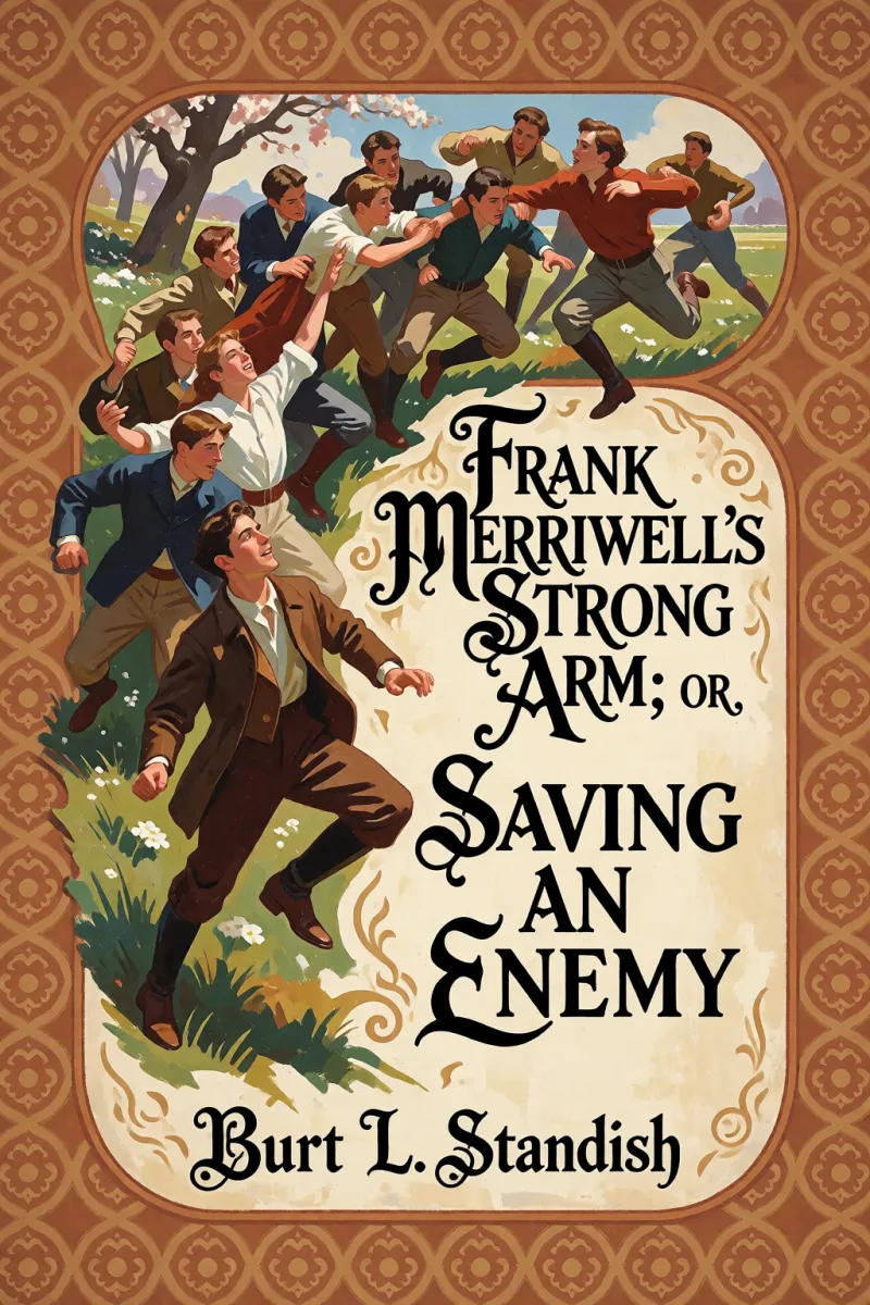 Cover of Frank Merriwell's Strong Arm; Or, Saving an Enemy by Burt L. Standish