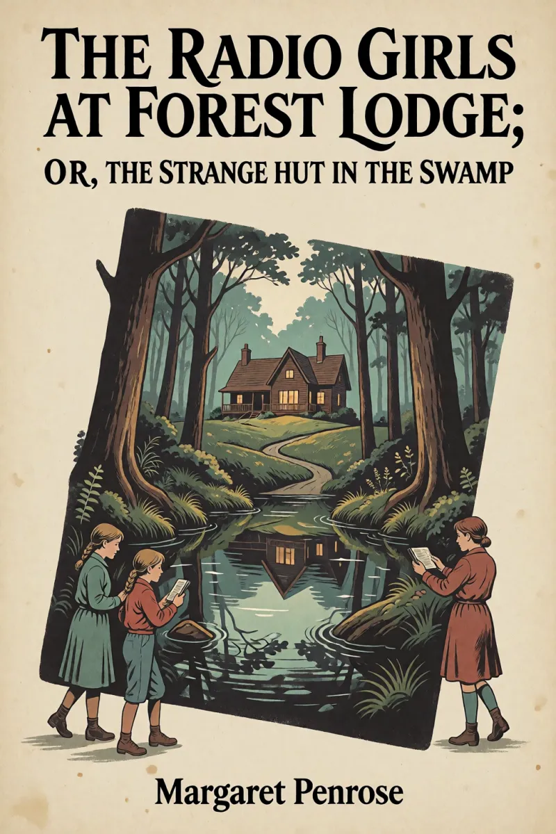 Cover of The Radio Girls at Forest Lodge; or, The Strange Hut in the Swamp by Margaret Penrose