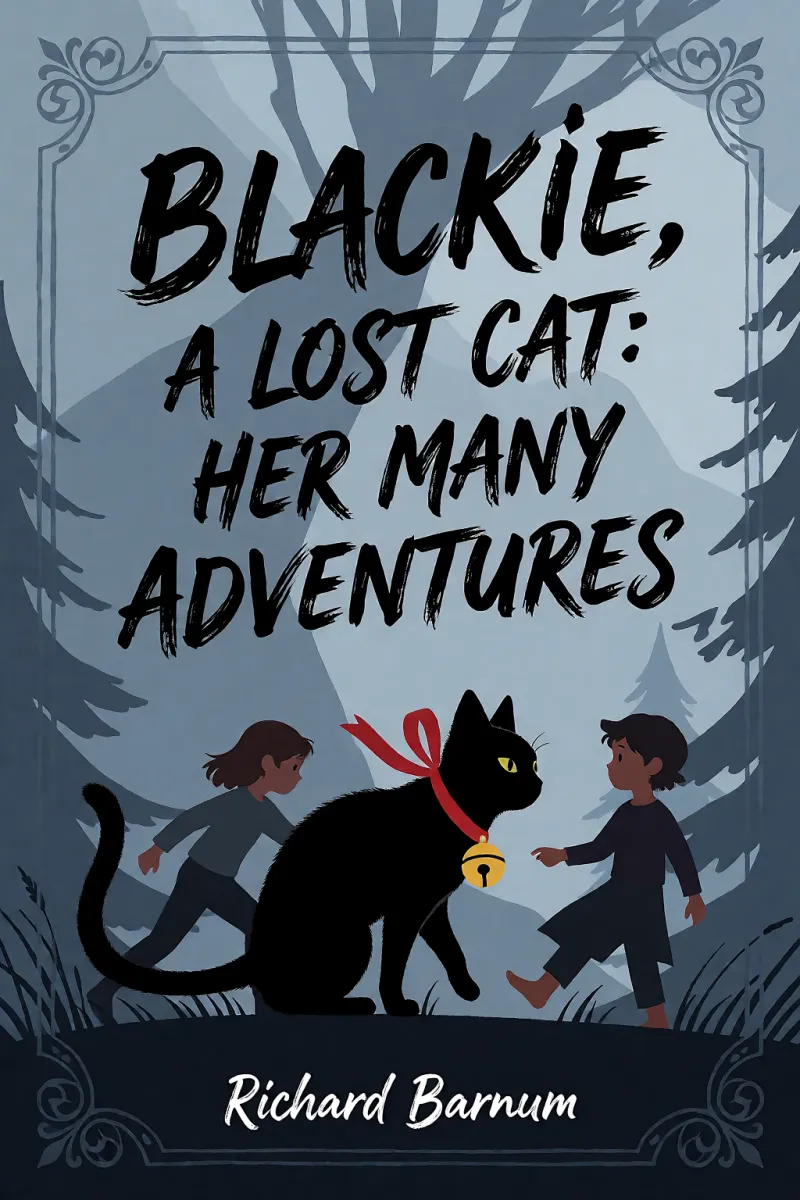 Cover of Blackie, a Lost Cat: Her Many Adventures by Richard Barnum