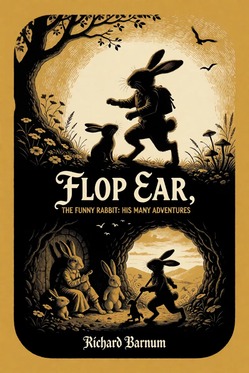 Cover of Flop Ear, the Funny Rabbit: His Many Adventures by Richard Barnum