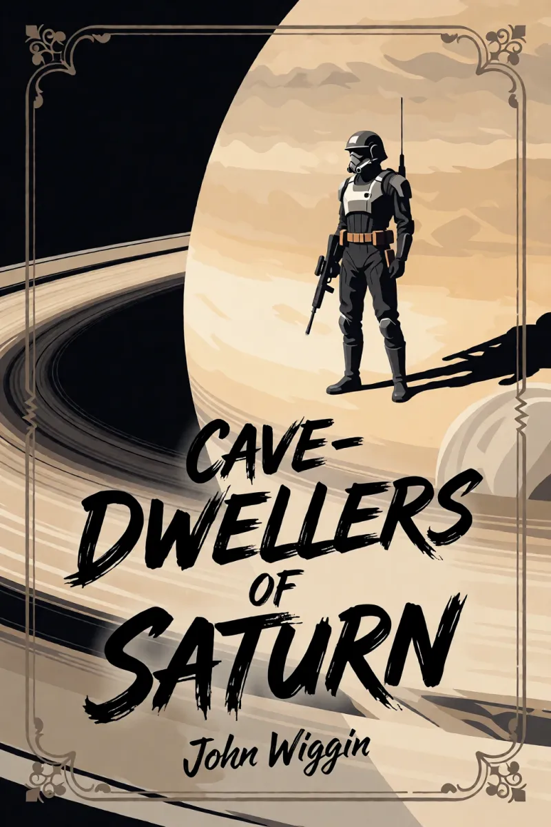 Cover of Cave-Dwellers of Saturn by John Wiggin