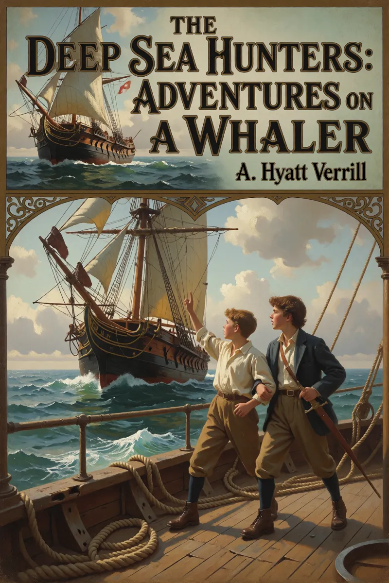 Cover of The Deep Sea Hunters: Adventures on a Whaler by A. Hyatt Verrill