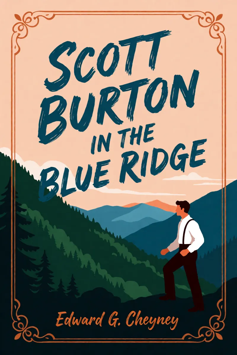 Cover of Scott Burton in the Blue Ridge by Edward G. Cheyney