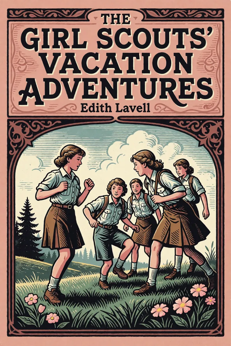 Cover of The Girl Scouts' Vacation Adventures by Edith Lavell