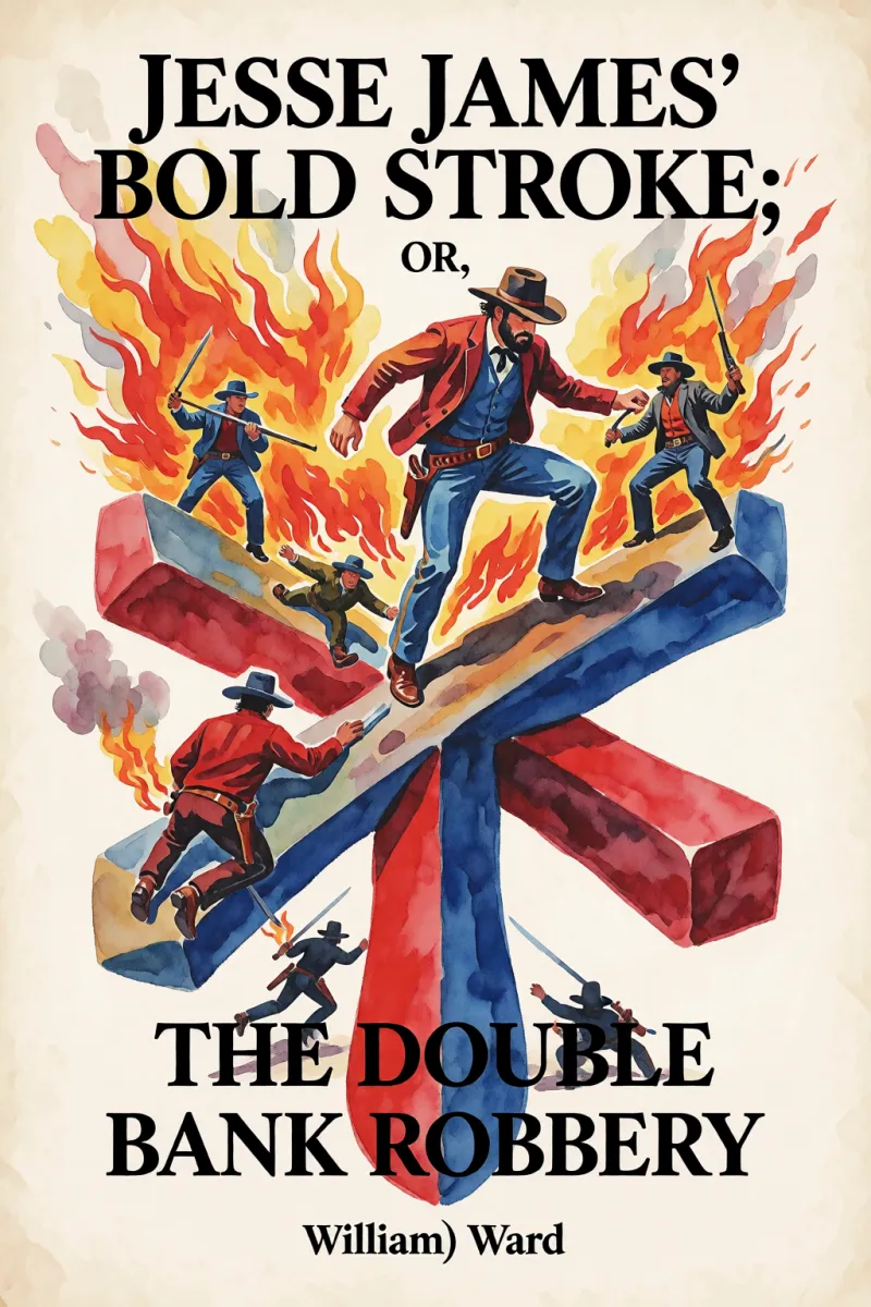 Cover of Jesse James' Bold Stroke; Or, The Double Bank Robbery by William) Ward