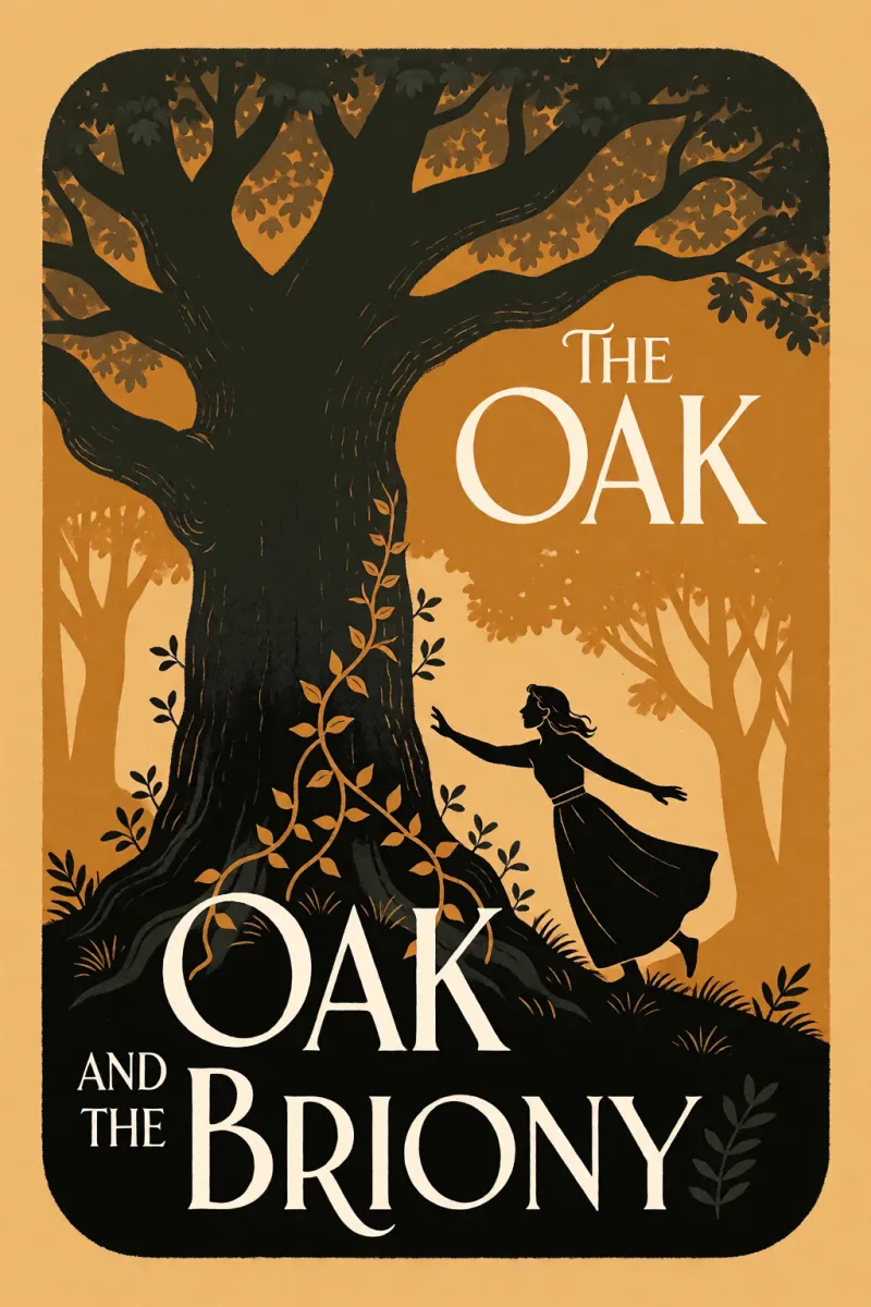 Cover of The oak and the briony by Anonymous