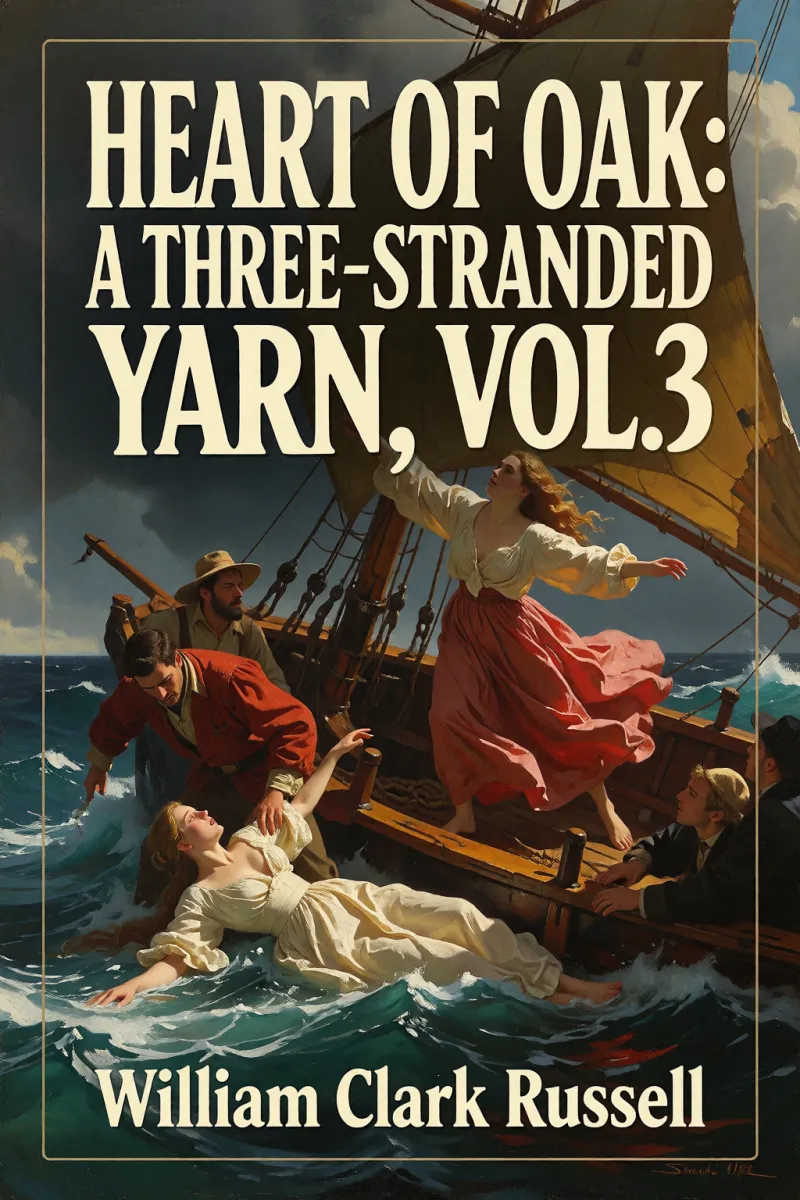 Cover of Heart of Oak: A Three-Stranded Yarn, vol. 3 by William Clark Russell