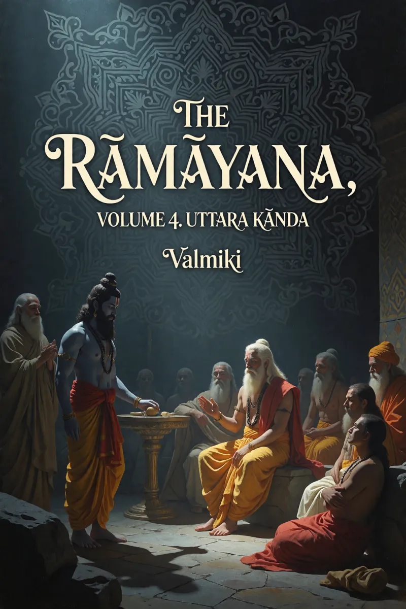 Cover of The Rāmāyana, Volume 4. Uttara Kānda by Valmiki
