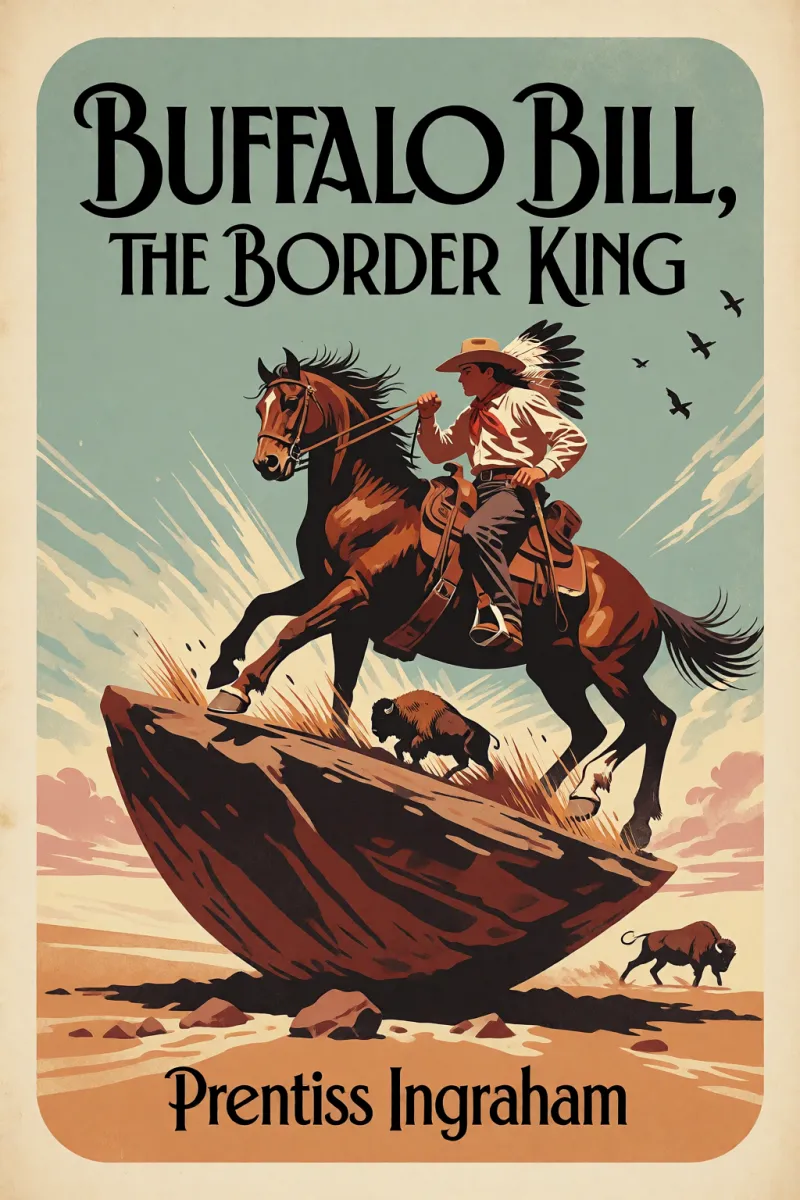 Cover of Buffalo Bill, the border king by Prentiss Ingraham